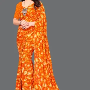 Daily Wear Saree - Yellow